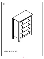 Предварительный просмотр 13 страницы JWA STANFORD 70195 Assembly Instructions Manual