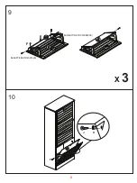 Предварительный просмотр 8 страницы JWA SYBIL 70171 Assembly Instruction Manual