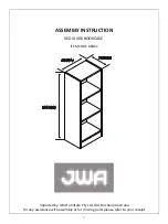 Preview for 1 page of JWA VEDIA 400 68461 Assembly Instruction Manual