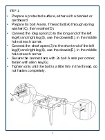 Предварительный просмотр 4 страницы JWA WANDSWORTH 68963 Assembly Instruction Manual