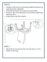 Предварительный просмотр 5 страницы JWA WANDSWORTH 68963 Assembly Instruction Manual