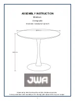 Предварительный просмотр 1 страницы JWA Weston 71468 Assembly Instruction Manual