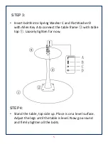 Preview for 5 page of JWA Weston 71468 Assembly Instruction Manual