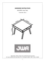 JWA WILSHERE 69733 Assembly Instruction Manual предпросмотр