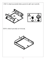 Preview for 5 page of JWA WILSHERE 69733 Assembly Instruction Manual