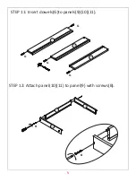 Предварительный просмотр 9 страницы JWA WILSHERE 69733 Assembly Instruction Manual