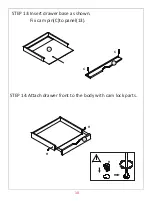 Предварительный просмотр 10 страницы JWA WILSHERE 69733 Assembly Instruction Manual