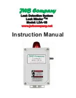 JWB Company Leak Minder LDA-1B Instruction Manual preview