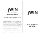 Preview for 1 page of jWIN JB-TH710 Quick Start Manual