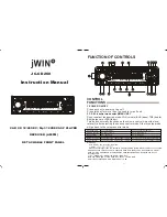 jWIN JC-CD260 Instruction Manual preview