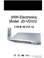 Preview for 1 page of jWIN JD-VD502 User Manual