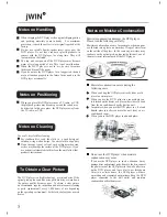 Preview for 7 page of jWIN JD-VD503 Operating Instructions Manual