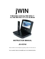 jWIN JD-VD742 Instruction Manual предпросмотр