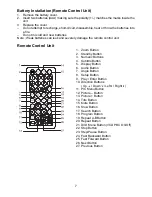 Предварительный просмотр 7 страницы jWIN JD-VD745 Operation Manual