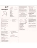 Preview for 1 page of jWIN JL-707 Operating Instructions