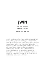 Preview for 24 page of jWIN JP-177 Instruction Manual