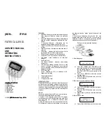 Предварительный просмотр 1 страницы jWIN JT-P10 Owner'S Manual And Operating Instructions