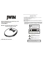 Preview for 1 page of jWIN JX-CD 540J Operating Instructions Manual