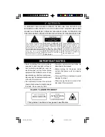 Preview for 2 page of jWIN JX-CD3150D Owner'S Manual