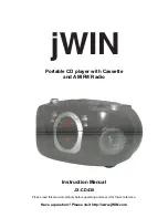 jWIN JX-CD438 Instruction Manual предпросмотр