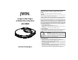 jWIN JX-CD680 Instruction Manual предпросмотр