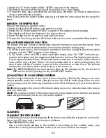 Preview for 6 page of jWIN JX-CD910 Instruction Manual