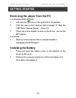 Preview for 9 page of jWIN JX-MP111 Instruction Manual