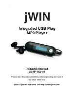 jWIN JX-MP142 Instruction Manual preview