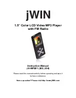 jWIN JX-MP201 Instruction Manual preview