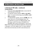 Предварительный просмотр 22 страницы jWIN JX-MP222 Instruction Manual