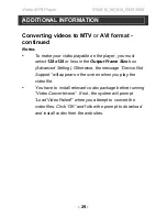 Preview for 30 page of jWIN JX-MP222 Instruction Manual