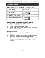 Preview for 8 page of jWIN JX-MP231 (Spanish) Manual Del Instrucción