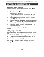 Preview for 11 page of jWIN JX-MP231 (Spanish) Manual Del Instrucción