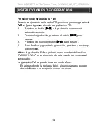 Preview for 16 page of jWIN JX-MP231 (Spanish) Manual Del Instrucción