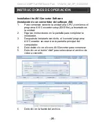 Предварительный просмотр 26 страницы jWIN JX-MP231 (Spanish) Manual Del Instrucción