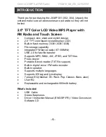 Preview for 6 page of jWIN JX-MP301 Instruction Manual