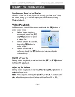 Preview for 12 page of jWIN JX-MP301 Instruction Manual