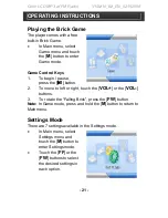 Preview for 22 page of jWIN JX-MP301 Instruction Manual