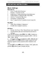 Preview for 23 page of jWIN JX-MP301 Instruction Manual