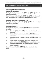 Preview for 10 page of jWIN JX-MP331 Instruction Manual