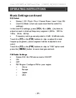 Preview for 22 page of jWIN JX-MP331 Instruction Manual