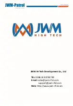 Предварительный просмотр 11 страницы JWM GUARD TOUR WM-5000F3 User Manual