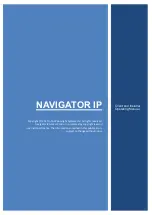 Предварительный просмотр 1 страницы JWS Navigator IP Operating Manual