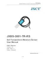 Preview for 1 page of JXCT JXBS-3001-TR-RS User Manual