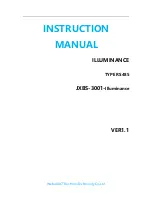 JXCT JXBS-3001 Instruction Manual preview