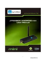 JynxBox Android MINI User Manual preview