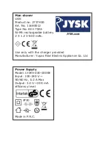 Preview for 110 page of Jysk 2737400 Manual