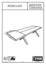 Jysk 3600428 Assembly Instructions Manual preview