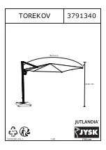 Предварительный просмотр 1 страницы Jysk 3791340 Manual