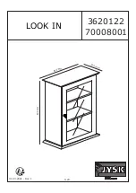 Jysk 70040001 Assembly Instructions Manual предпросмотр